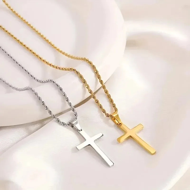 Urban Vintage Cross Chain Pendant