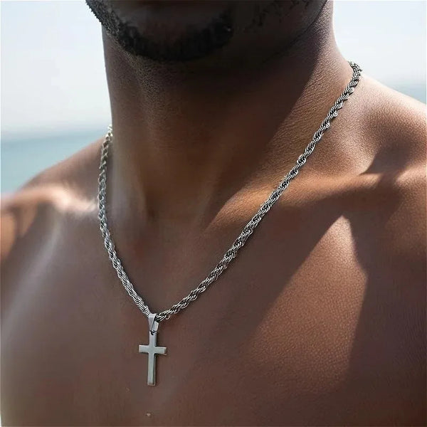 Urban Vintage Cross Chain Pendant