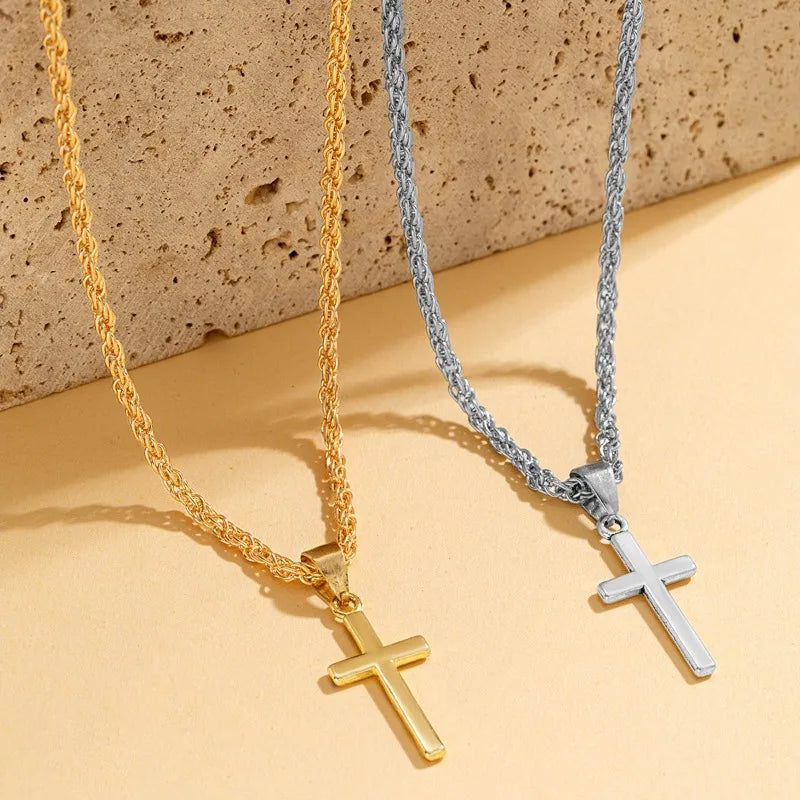 Urban Vintage Cross Chain Pendant