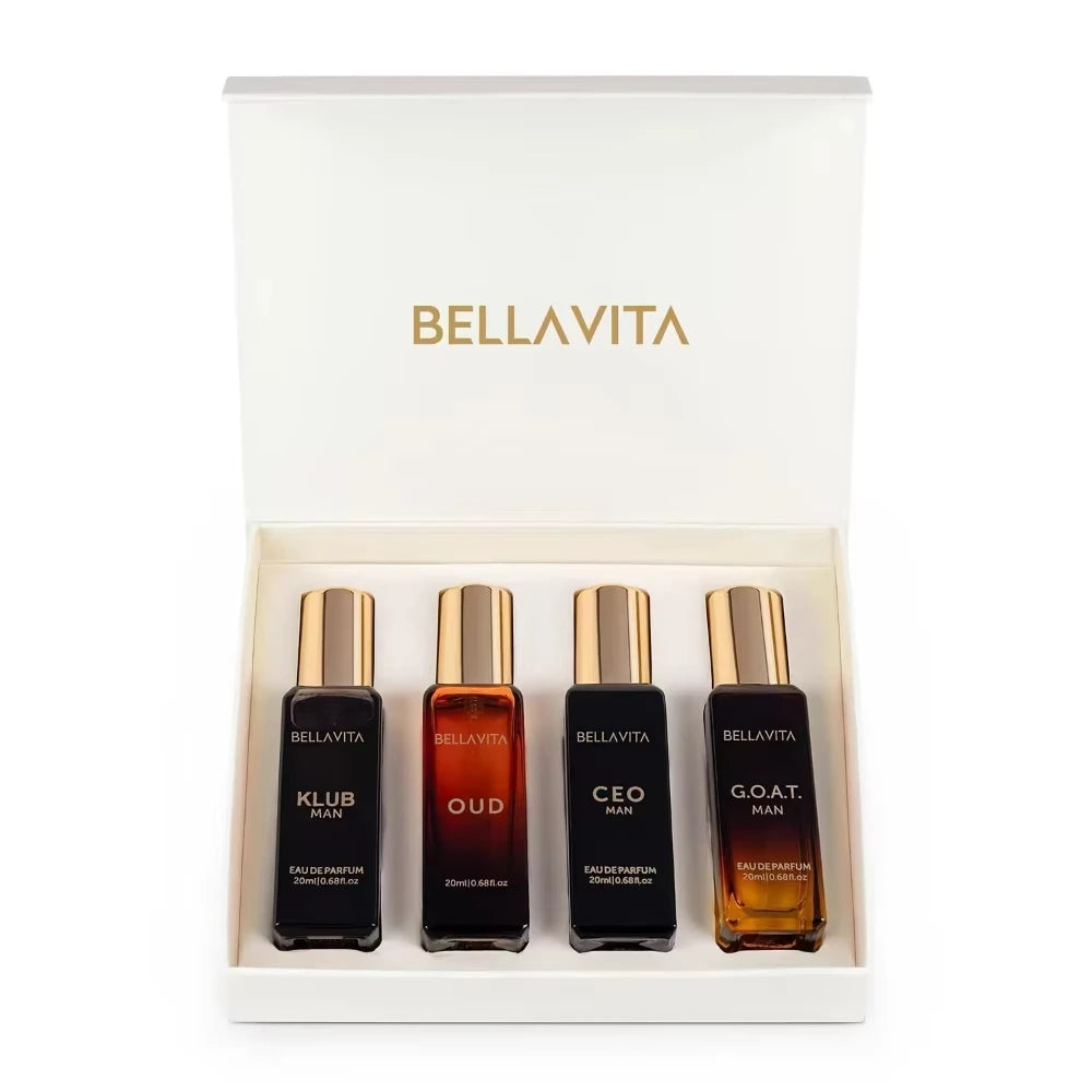 Premium Wooden Gift Cologne Set